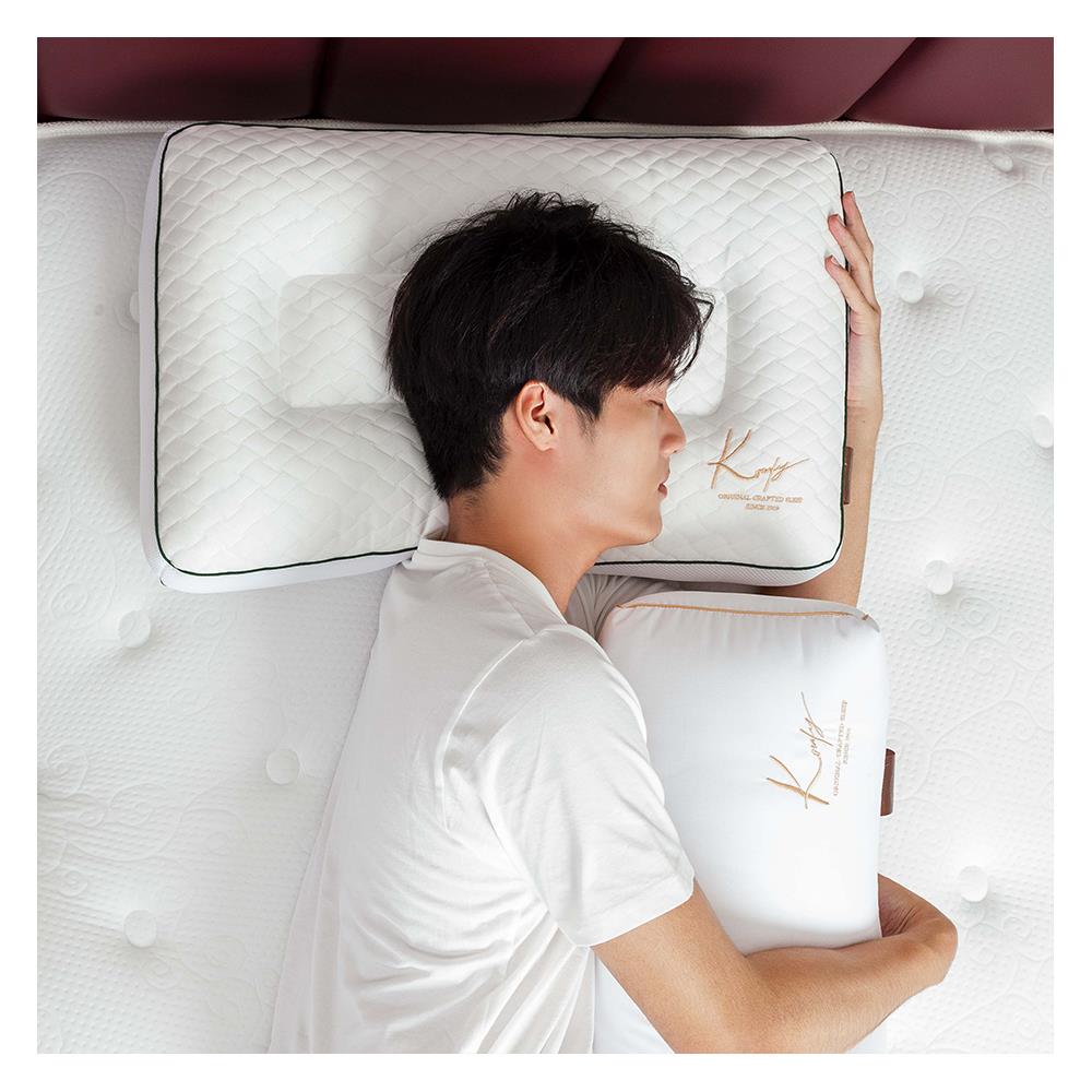 หมอนสุขภาพ ใยสังเคราะห์ KOMFY KOOL KREME ไซส์ M 16x27 นิ้ว สีขาว