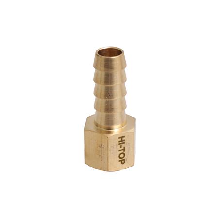 ข้อต่อหางปลาเกลียวใน HI-TOP HF 3-2 หุน (3/8-1/4 นิ้ว ) สีทอง