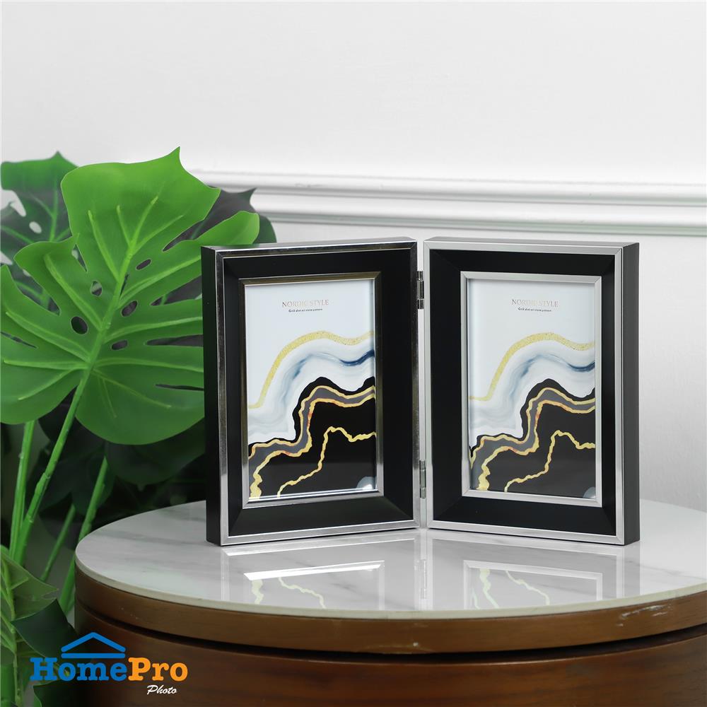 กรอบรูปไม้คู่ HOME LIVING STYLE NORDIC 4x6 นิ้ว สีดำ