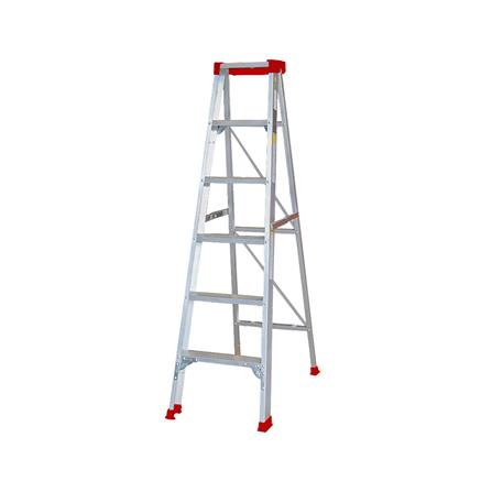 บันไดอะลูมิเนียมมีถาด MATALL 6 ขั้น