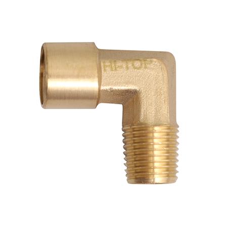 ข้อต่อข้องอ เกลียวใน-นอก HI-TOP FML 2-2 หุน (1/4 - 1/4 นิ้ว) สีทอง_1