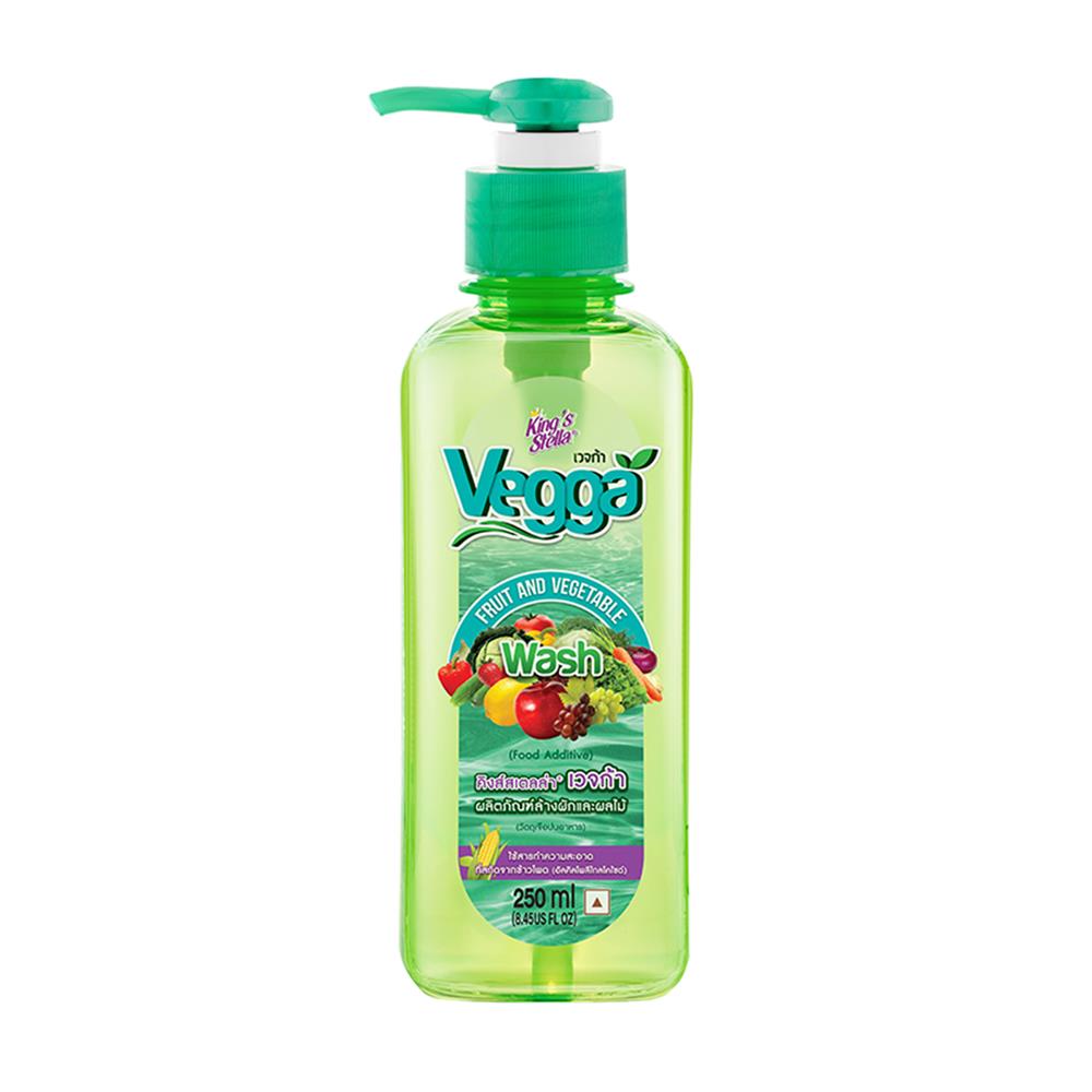 น้ำยาล้างผักและผลไม้ KING STELLA VEGGA 250 มล.