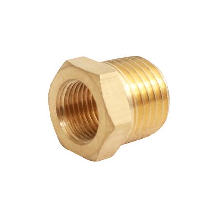 ข้อต่อข้อลดเกลียวใน-นอก HI-TOP BH 1-2 หุน (1/8-1/4 นิ้ว) สีทอง