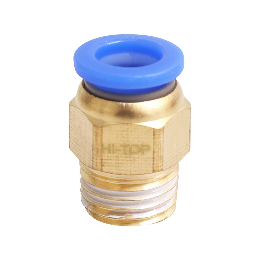 ข้อต่อตรงเกลียวนอก HI-TOP APC8-02 8 มม. 2 หุน