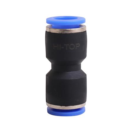 ข้อต่อเสียบสายลม 2 ทาง ทางตรง HI-TOP APU-10 10 มม. สีดำ_1