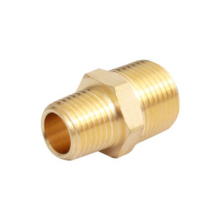 ข้อต่อเกลียวนอก-นอก HI-TOP MM 3-2 หุน (3/8-1/4 นิ้ว) สีทอง_0