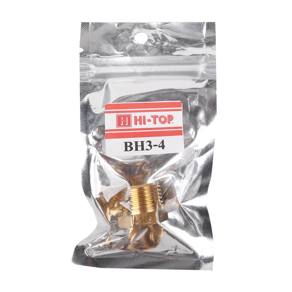 ข้อต่อข้อลดเกลียวใน-นอก HI-TOP BH 3-4 หุน (3/8-1/2 นิ้ว) สีทอง