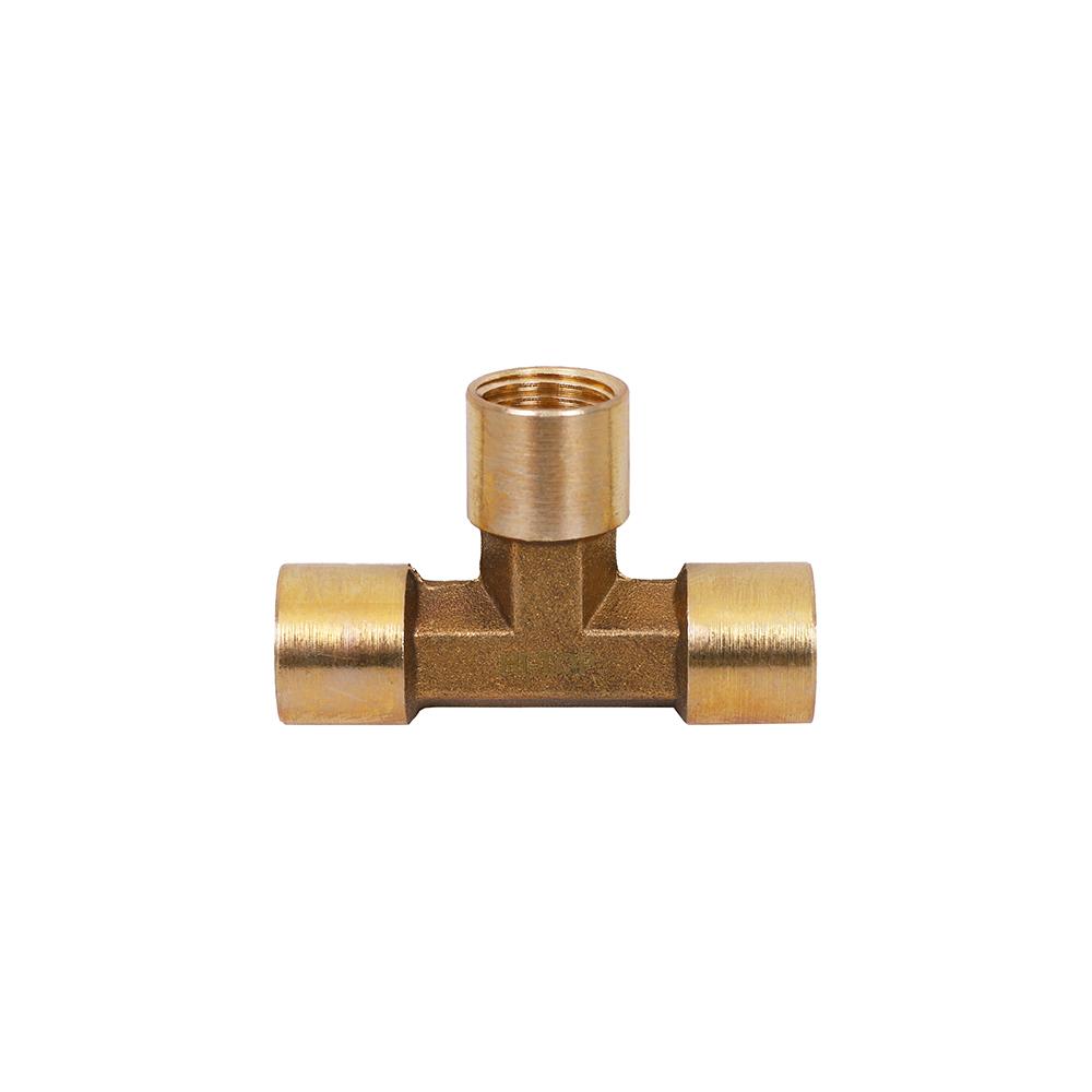 ข้อต่อเกลียวใน 3 ทาง HI-TOP FT 2 2 หุน (1/4 นิ้ว) สีทอง