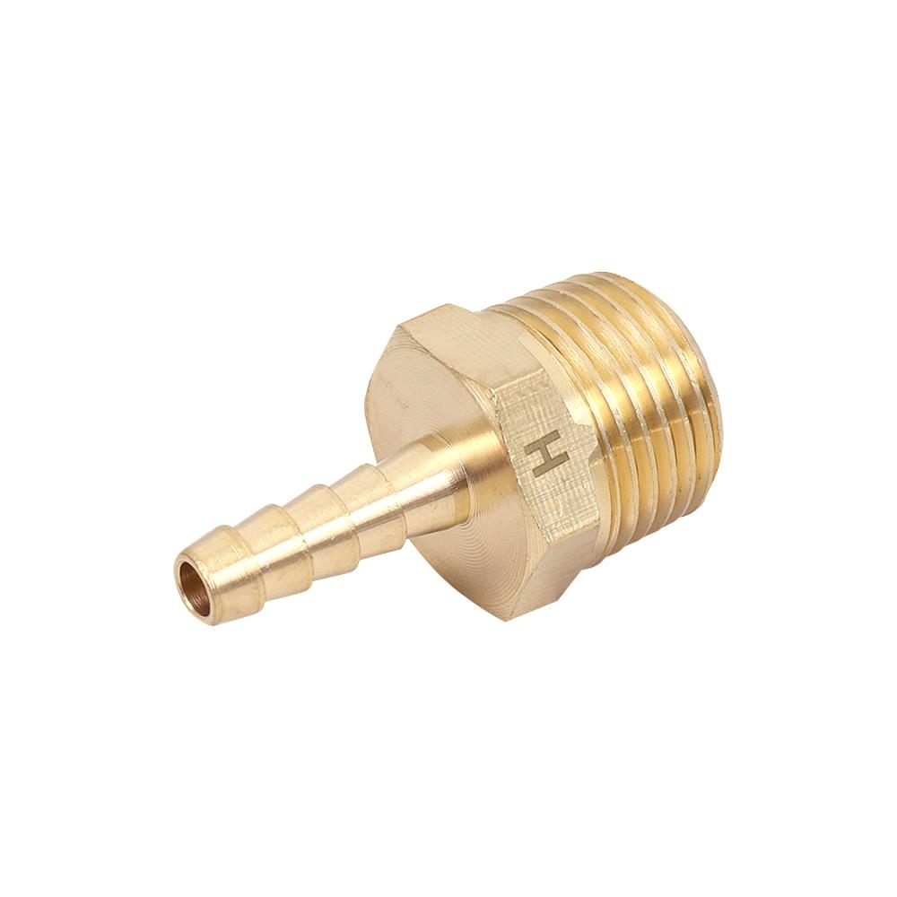 ข้อต่อหางปลาเกลียวนอก HI-TOP HM 2-4 หุน (1/4 - 1/2 นิ้ว) สีทอง