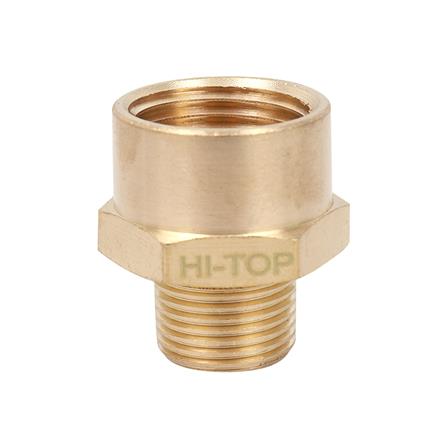 ข้อต่อเกลียวใน-นอก HI-TOP FM 4-3 หุน (1/2-3/8 นิ้ว ) สีทอง_1