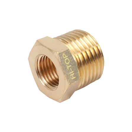 ข้อต่อข้อลดเกลียวใน-นอก HI-TOP BH 2-4 หุน (1/4-1/2 นิ้ว) สีทอง