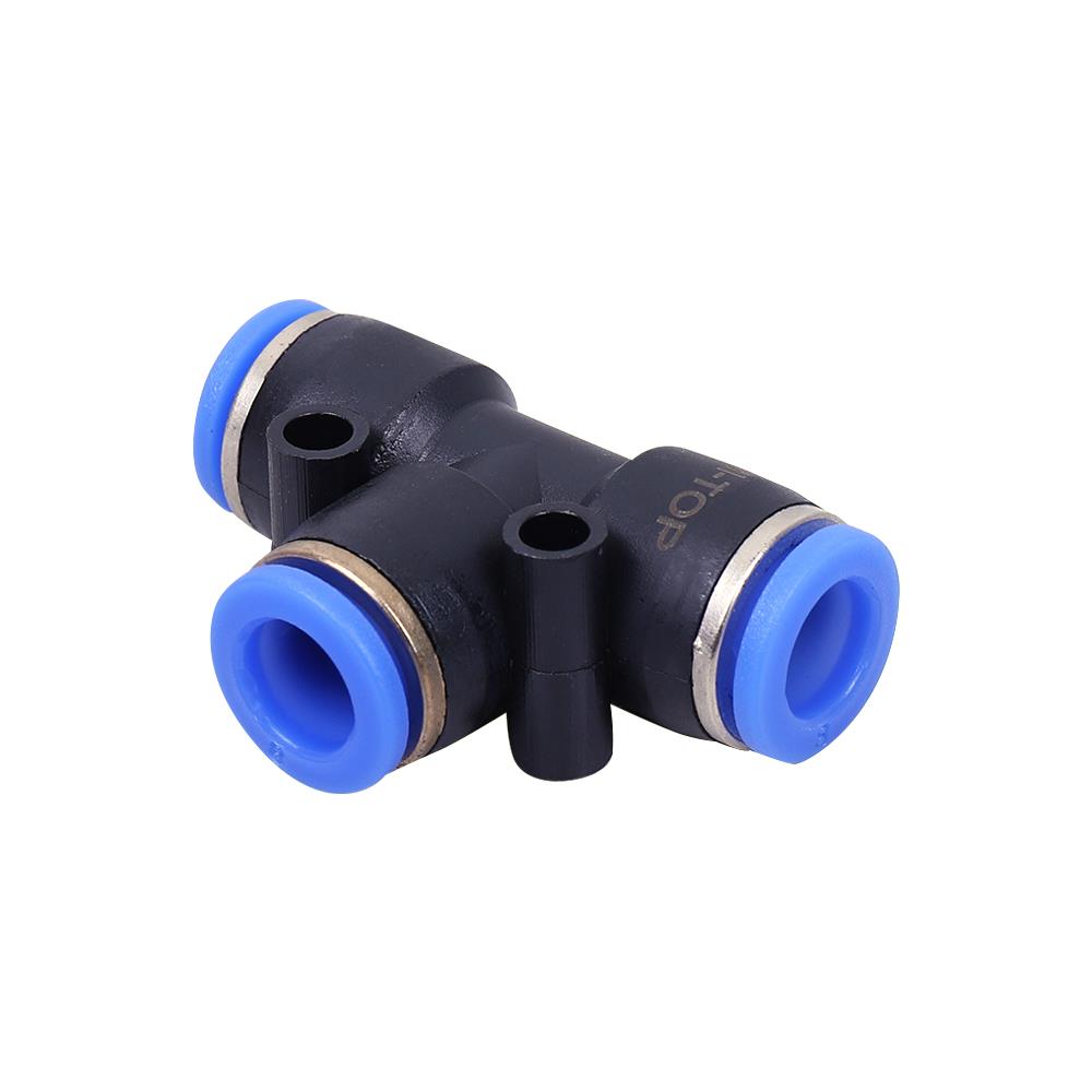 ข้อต่อเสียบสายลม 3 ทาง HI-TOP 8 มม. สีดำ