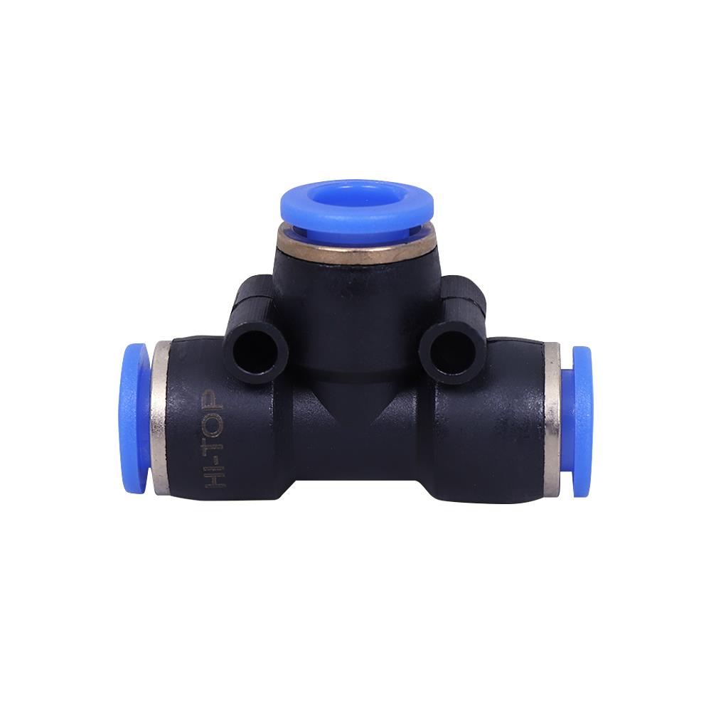 ข้อต่อเสียบสายลม 3 ทาง HI-TOP 8 มม. สีดำ