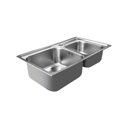 ซิงค์ฝัง 2 หลุม THAI FORWARD FS8004 สเตนเลส_1