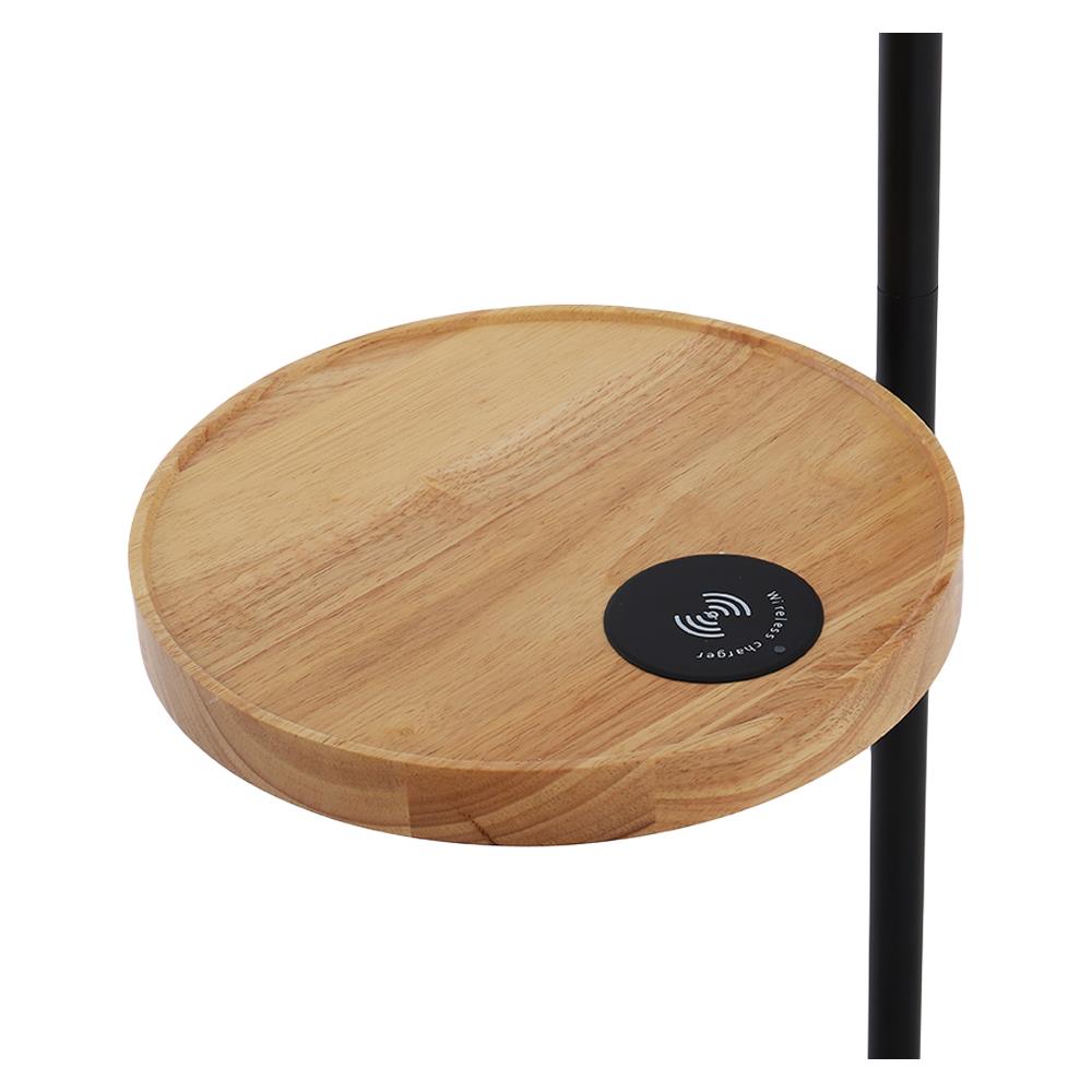 ไฟตั้งพื้น CARINI L711 สีทองรมดำ/ดำ/ลายไม้