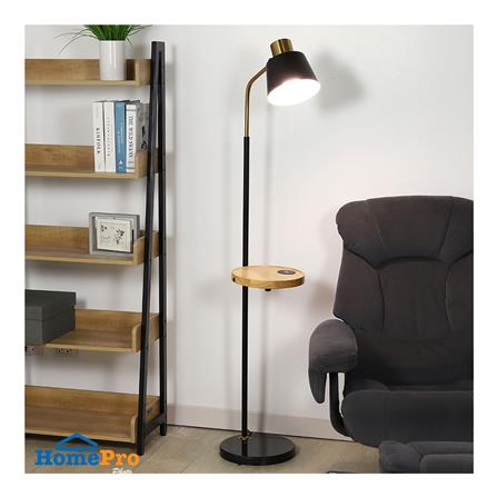 ไฟตั้งพื้น CARINI L711 สีทองรมดำ/ดำ/ลายไม้_8