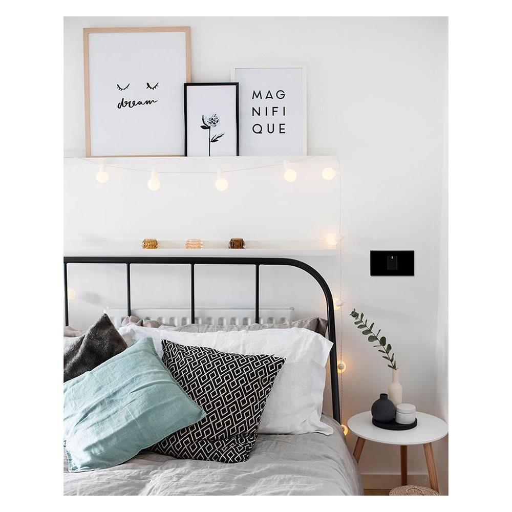 สวิตช์ 1 ทาง EVE 589742 ขนาด 1 ช่อง สีดำ