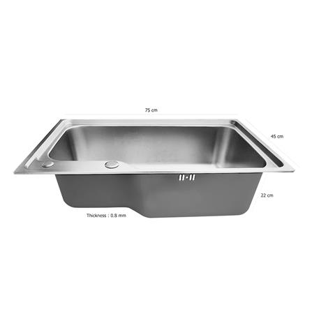 ซิงค์ฝัง 1B THAI FORWARD FS656 สเตนเลส_8