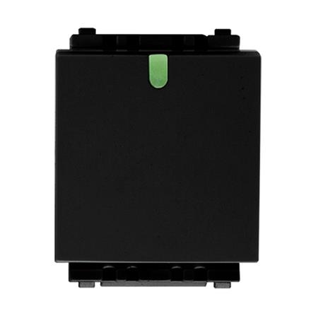 สวิตช์ 1 ทาง EVE 589728 ขนาด 1.5 ช่อง สีดำ