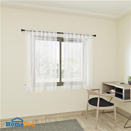 ผ้าม่านโปร่งซ่อนหู HOME LIVING STYLE SVEN 140X160 ซม. สีขาว_5