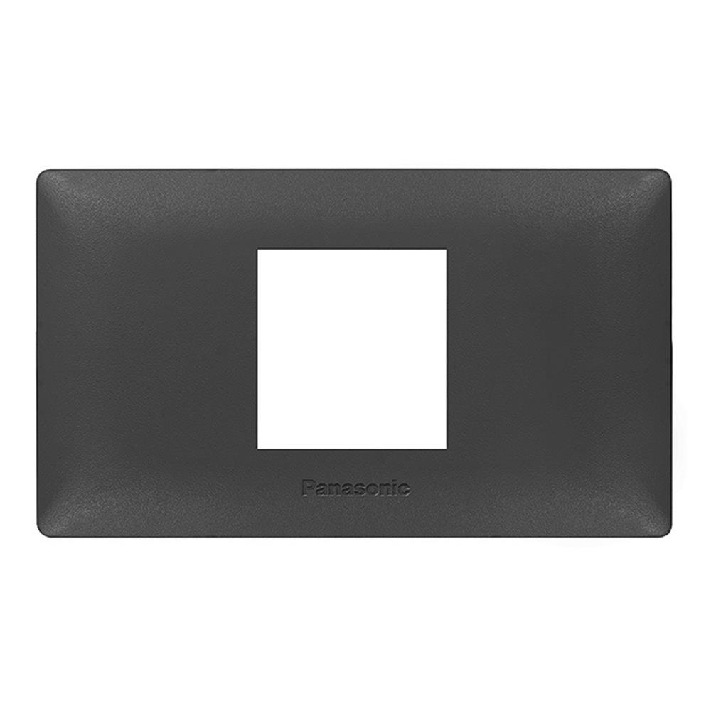 หน้ากาก 2 ช่องกลาง PANASONIC WEGN68029 H สีเทา