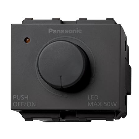 สวิตช์หรี่ไฟ LED PANASONIC WEGN57912 H 50 วัตต์ สีเทา