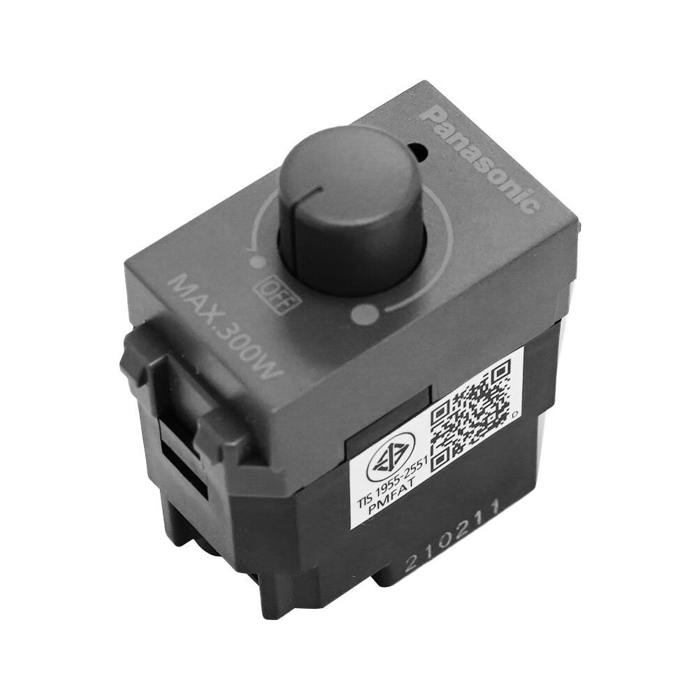 สวิตช์หรี่ไฟ PANASONIC WEGN57813 H 300 วัตต์ สีเทา