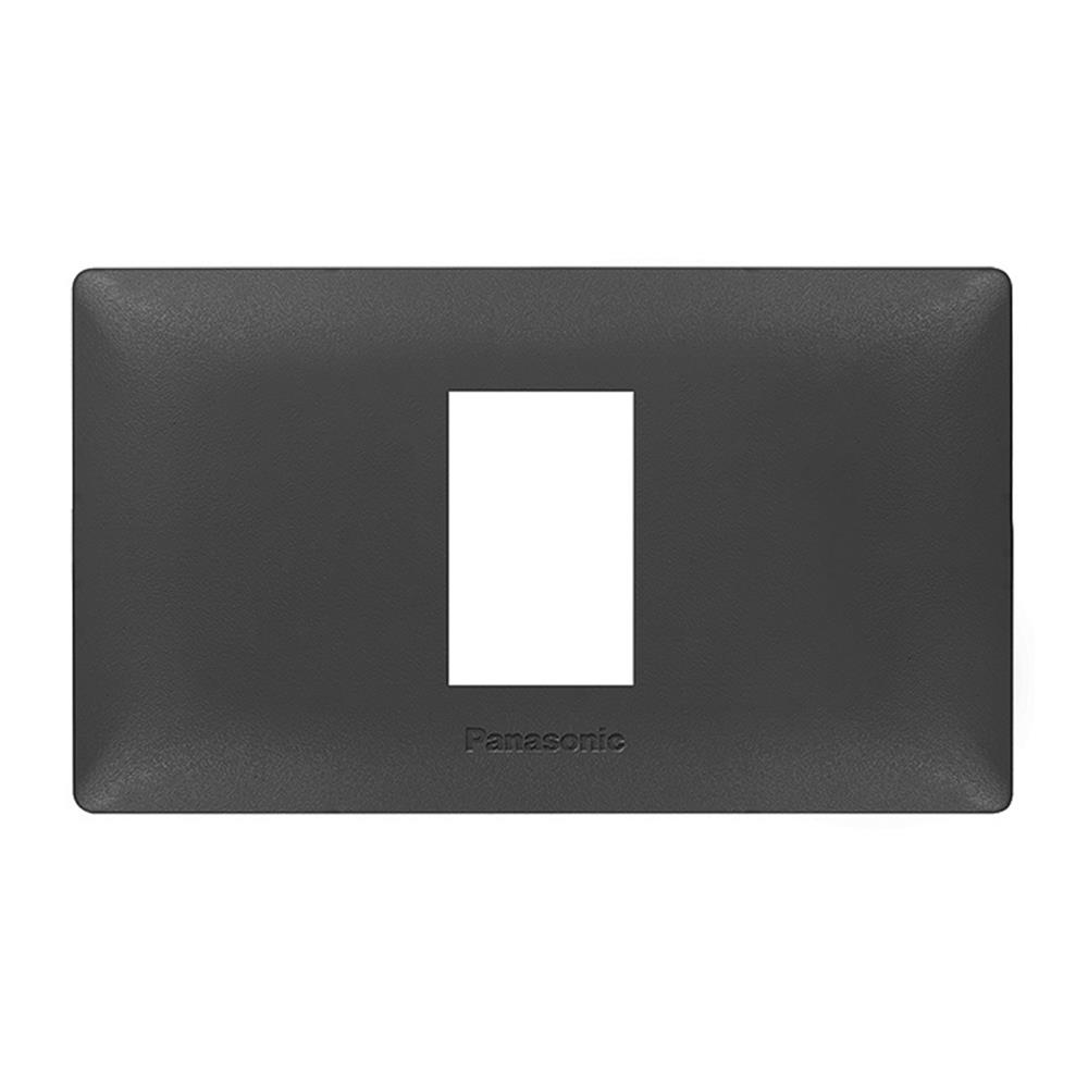 หน้ากาก 1 ช่อง PANASONIC WEGN6801 H สีเทา