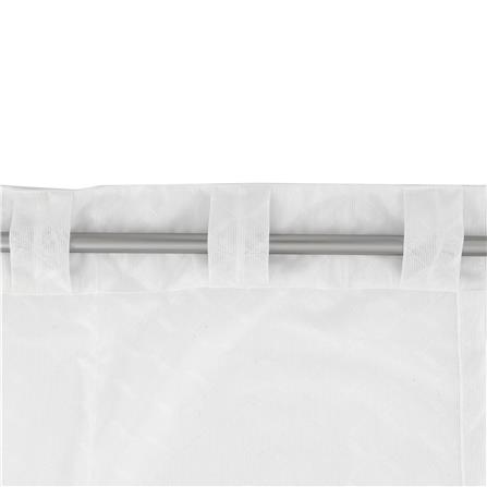 ผ้าม่านโปร่งซ่อนหู HOME LIVING STYLE SVEN  140X220 ซม. สีขาว_2