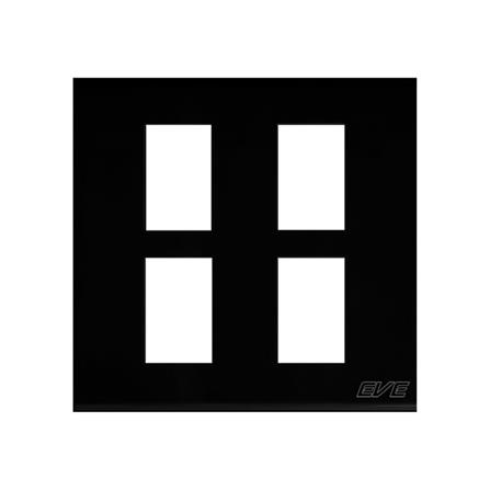 หน้ากาก 4 ช่อง EVE 589933 สีดำ