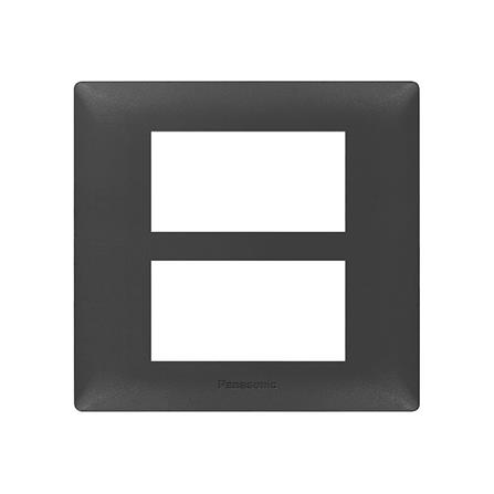 หน้ากาก 6 ช่อง PANASONIC WEGN6806 H สีเทา