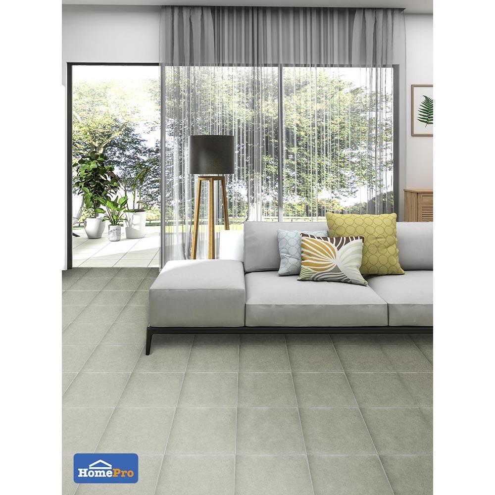 กระเบื้องพื้น 12x12 นิ้ว COTTO วิลล์ เทาอ่อน PM 1M2