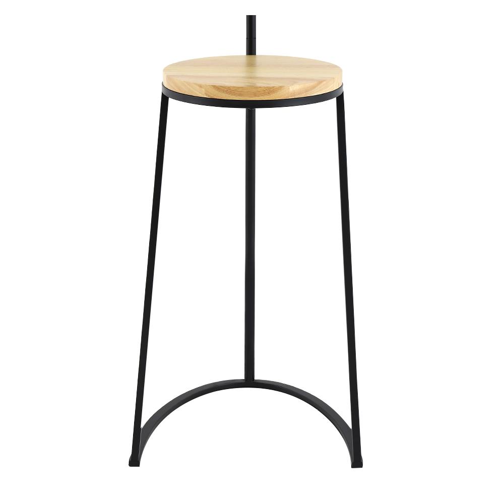 ไฟตั้งพื้น CARINI L715 สีขาว/ดำ/ลายไม้