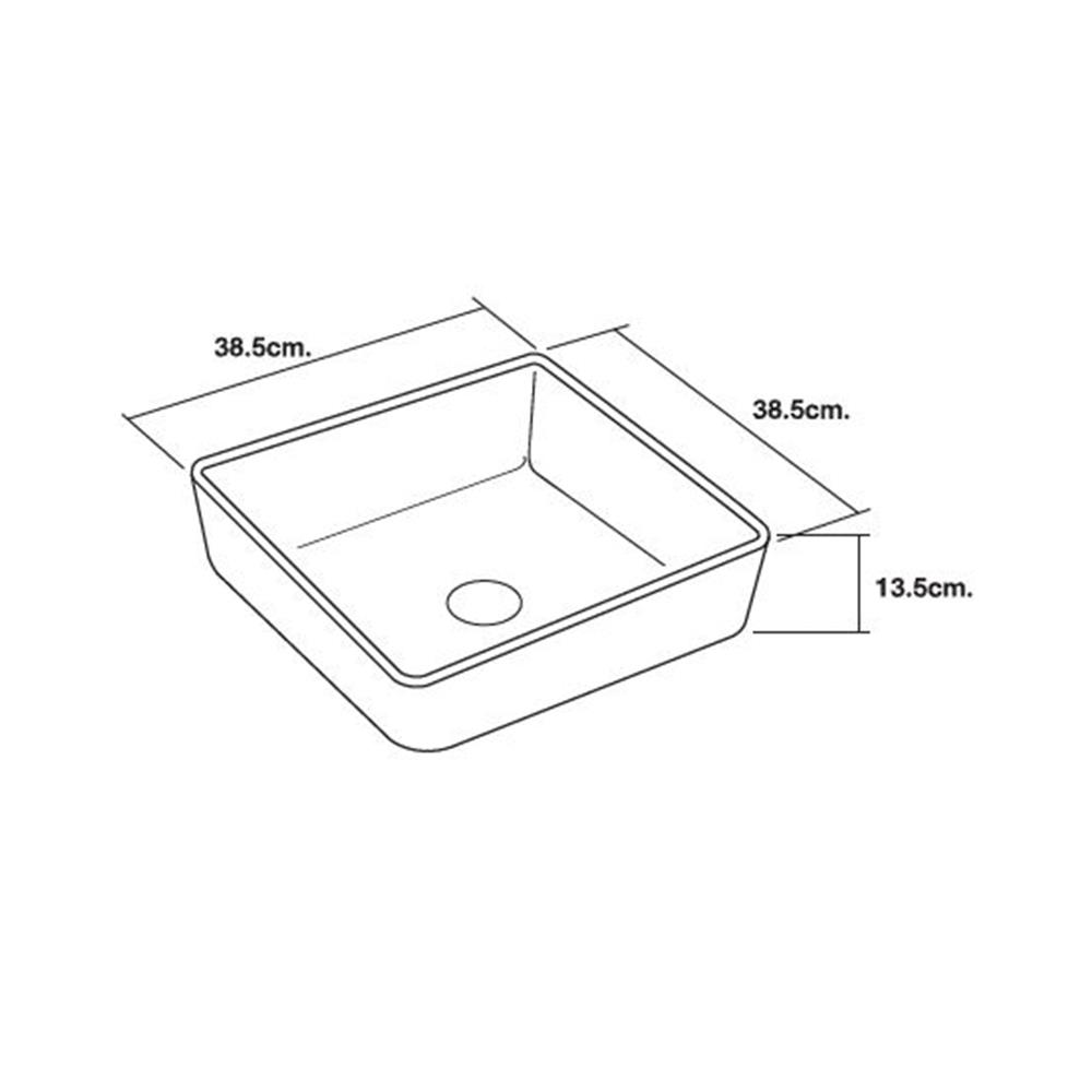 อ่างล้างหน้าวางบน MOYA 669 ลายหินอ่อน