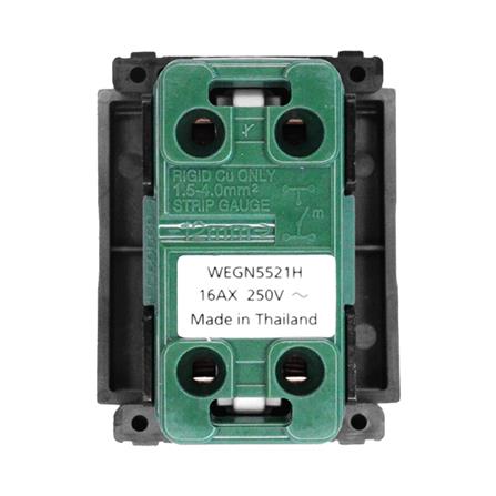 สวิตช์ 1 ทาง PANASONIC WEGN5521 H ขนาด 1.5 ช่อง สีเทา_1