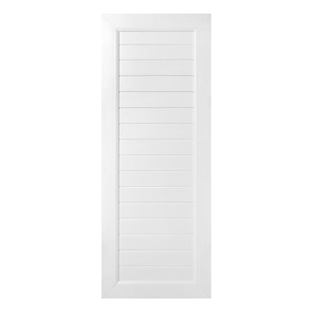 ประตูห้องน้ำ UPVC ASARA S7018 ลายตาราง 70X180 ซม. สีขาว ไม่เจาะลูกบิด_0