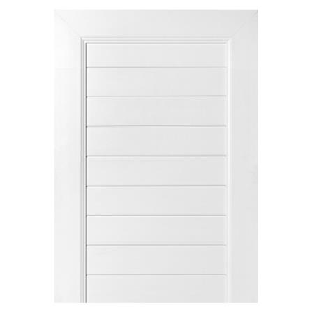 ประตูห้องน้ำ UPVC ASARA S7018 ลายตาราง 70X180 ซม. สีขาว ไม่เจาะลูกบิด_2