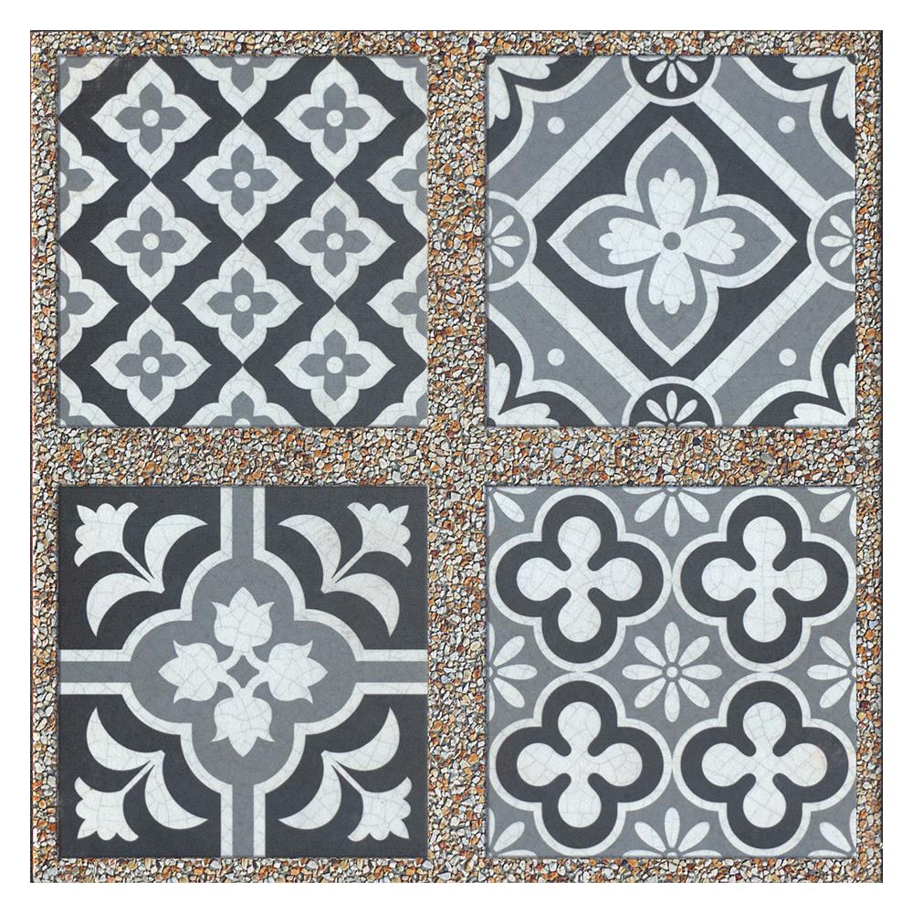 กระเบื้องพื้น 16x16 นิ้ว TARA กริตต้า เทา EXC PM 0.96M2