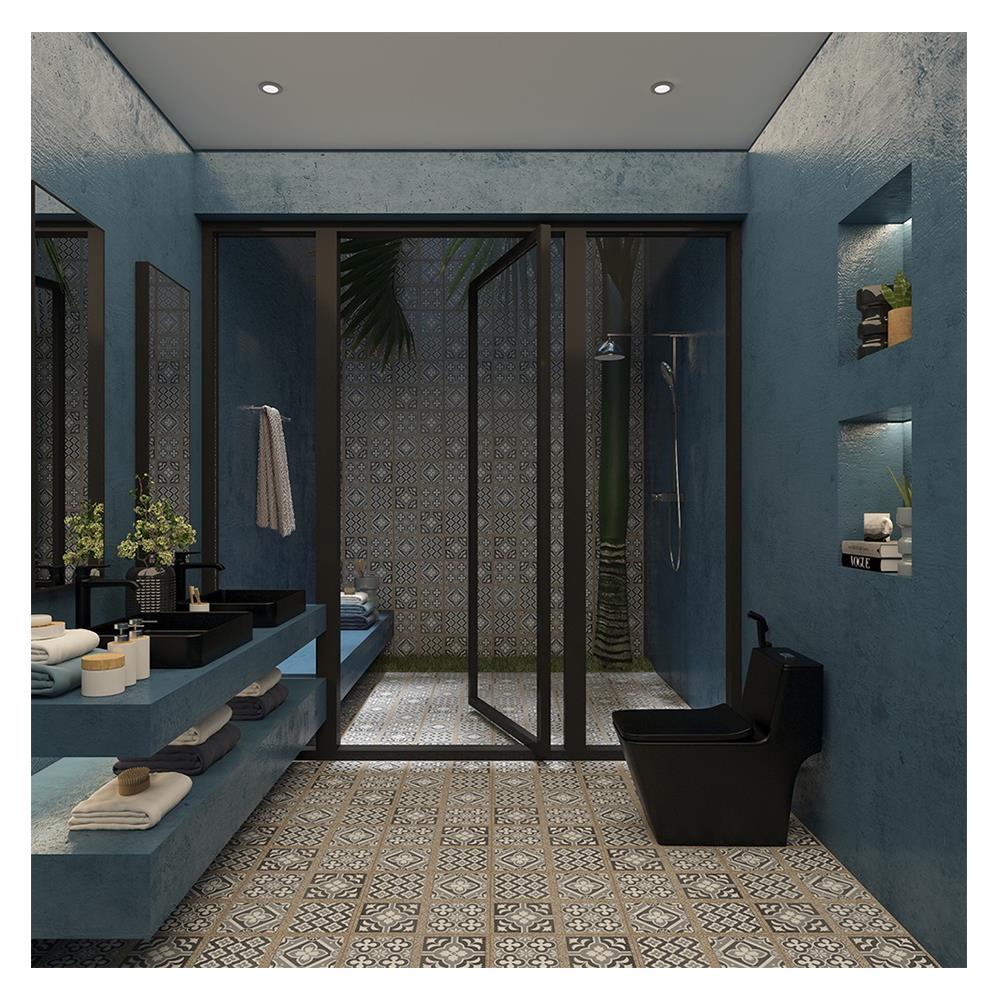 กระเบื้องพื้น 16x16 นิ้ว TARA กริตต้า เทา EXC PM 0.96M2