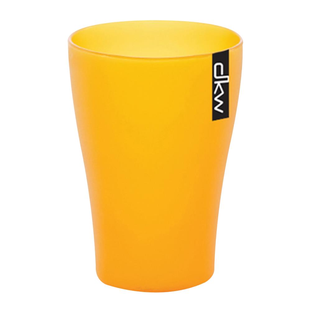 แก้วน้ำ PP 360ml DKW SLIM แพ็ค 2 ใบ ฟ้า เขียว ส้ม