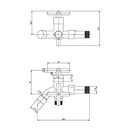 ก๊อกล้างพื้น NOVABATH IS-657_1