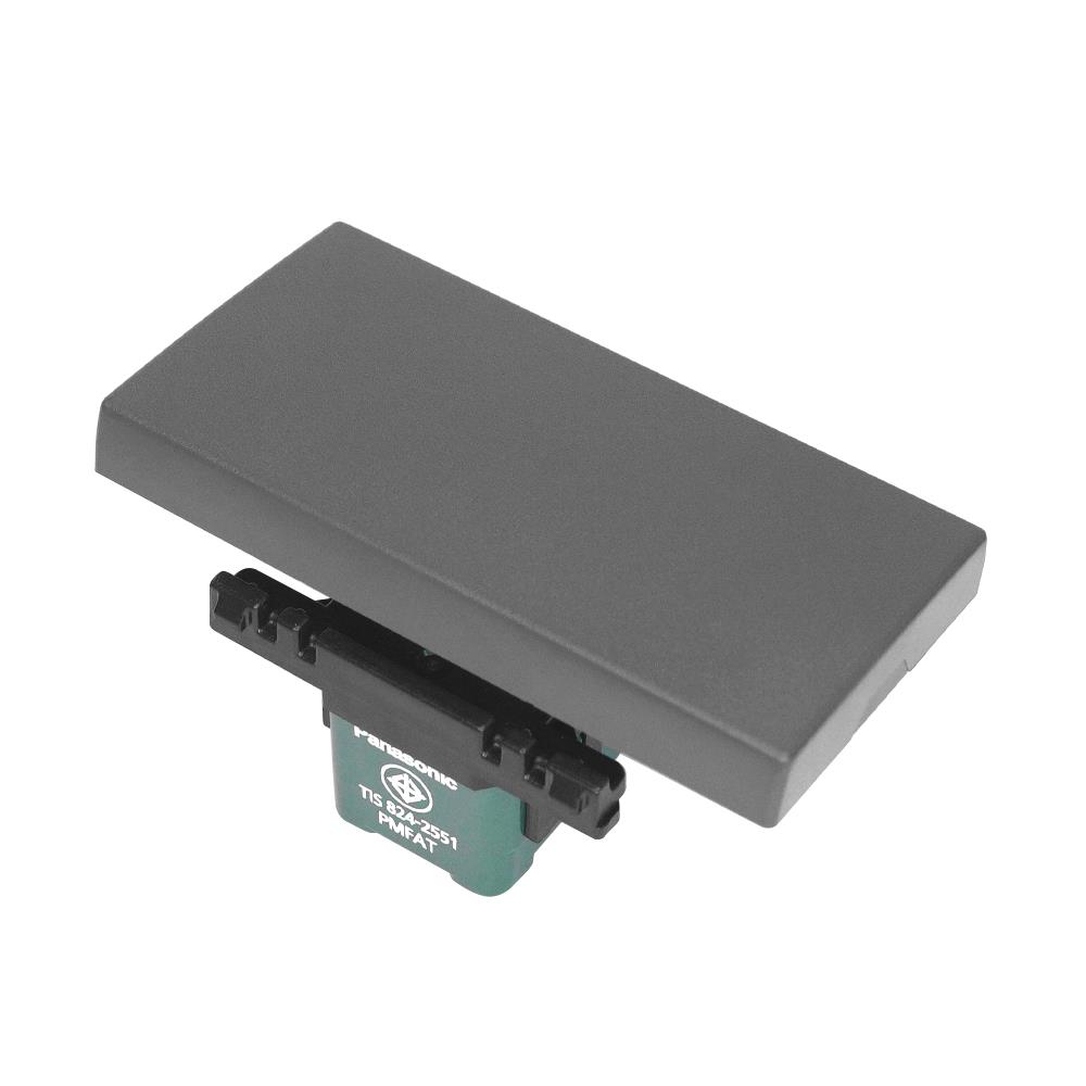 สวิตช์ 3 ทาง PANASONIC WEGN 5512 H  ขนาด 3 ช่อง สีเทา