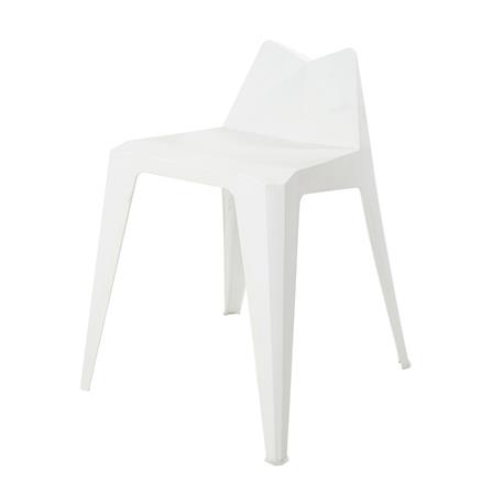 เก้าอี้พลาสติก SPRING CUBE สีขาว_0