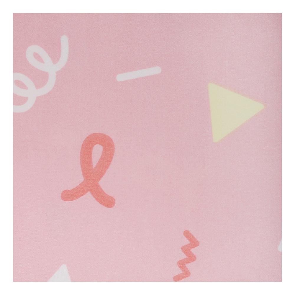 ชุดผ้าปูที่นอน 6 ฟุต 6 ชิ้น ME LIVING PARTY สีชมพู