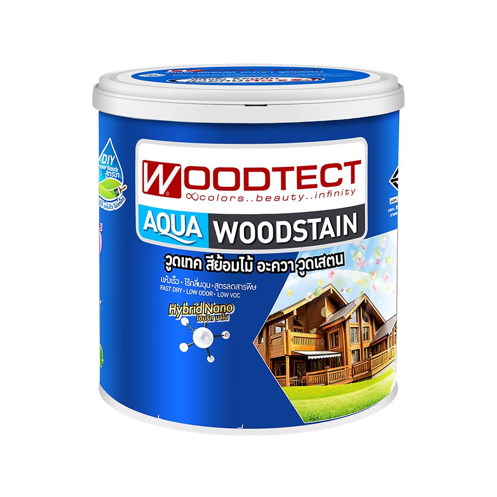 สีย้อมไม้ WOODTECT AQUA WD507 M 1 แกลลอน สีสักล้านนา