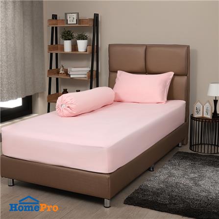 ชุดผ้าปูที่นอน 3.5 ฟุต 3 ชิ้น HOME LIVING STYLE SHIN สีชมพู