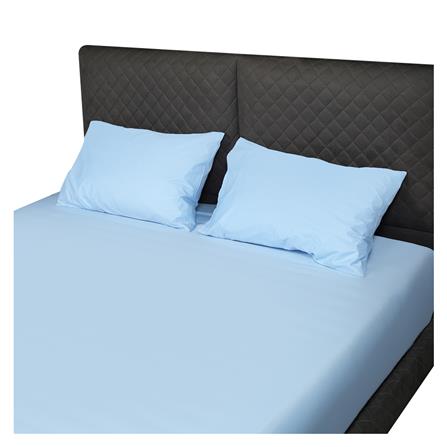 ชุดผ้าปูที่นอน 6 ฟุต 5 ชิ้น HOME LIVING STYLE SHIN สีฟ้า_1