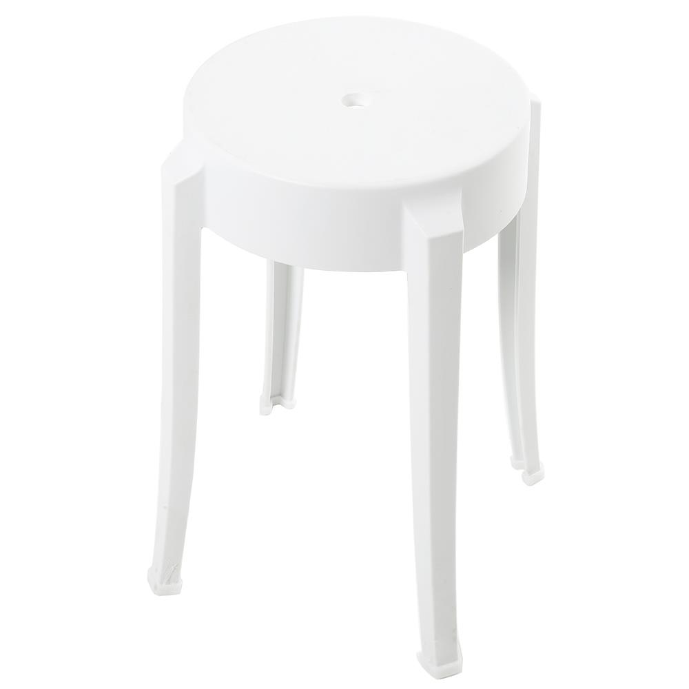 เก้าอี้พลาสติก SPRING DOT สีขาว