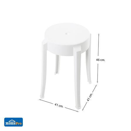 เก้าอี้พลาสติก SPRING DOT สีขาว_6