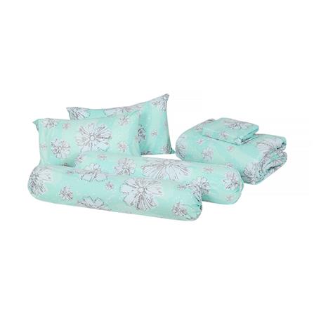 ชุดผ้าปูที่นอน 6 ฟุต 6 ชิ้น ME LIVING VISTA สีเขียว_2